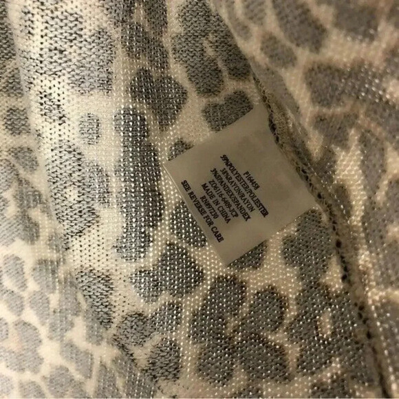 Almost Famous Brown Leopard Print Knit Long Sleeve XL - Picture 4 of 4